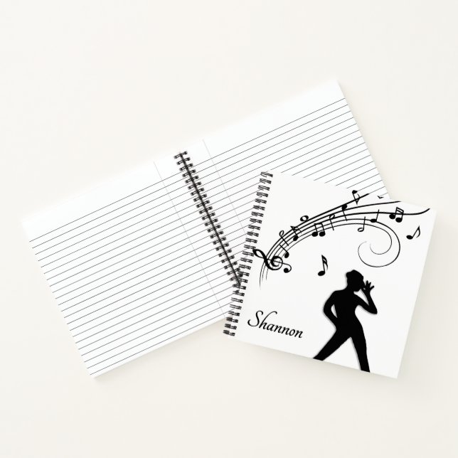 Carnet Danseuse de claquettes moderne personnelle (Intérieur)