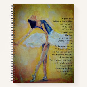 Carnet Danseuse et poésie inspirante