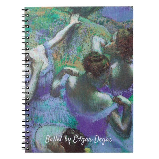 Carnet Danseuses bleues par Edgar Degas, Impressionnisme  (Devant)