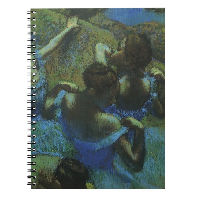 Carnet Danseuses bleues par Edgar Degas, Impressionnisme  (Devant)