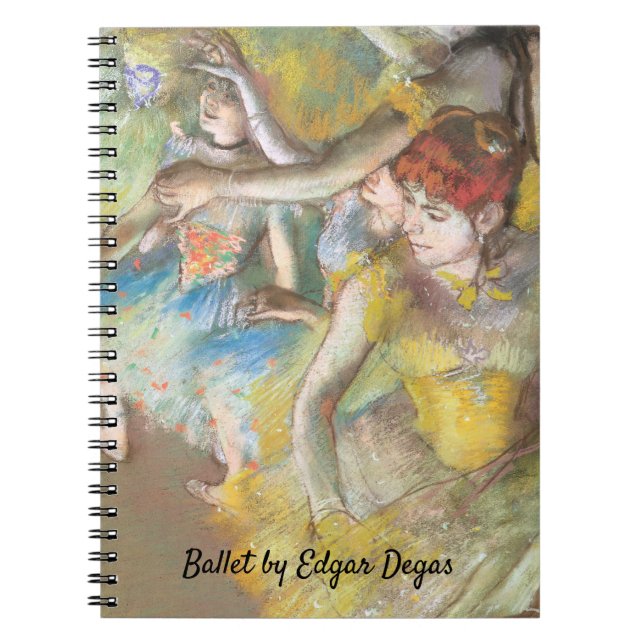 Carnet Danseuses de ballet sur la scène par Edgar Degas (Devant)