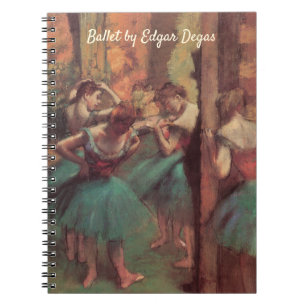 Carnet Danseuses, rose et vert par Edgar Degas