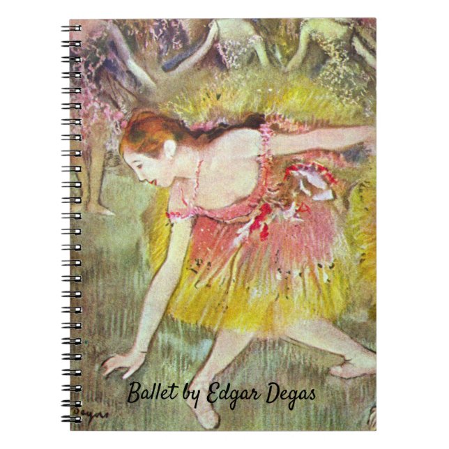 Carnet Danseuses s'inclinant d'Edgar Degas, Art du ballet (Devant)