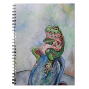 Carnet d'aquarelle de grenouille