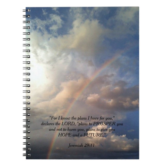 Carnet d'arc-en-ciel de 29:11 de Jérémie (Devant)