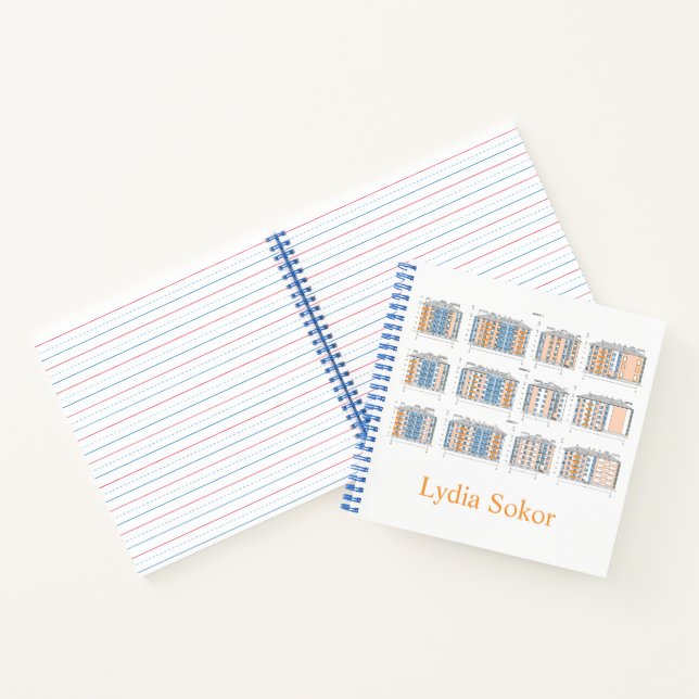 Carnet d'architecture moderne personnalisé (Intérieur)