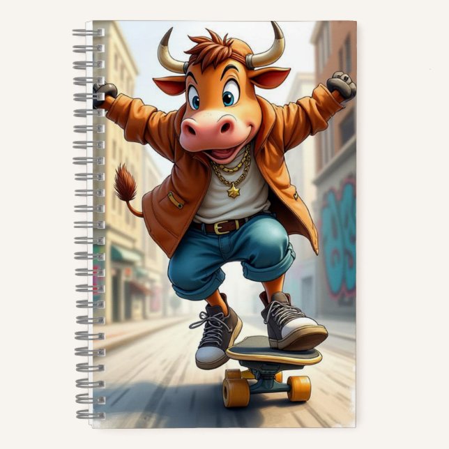 Carnet Daring Skateboarder, auteur Natasha Us (Recto)
