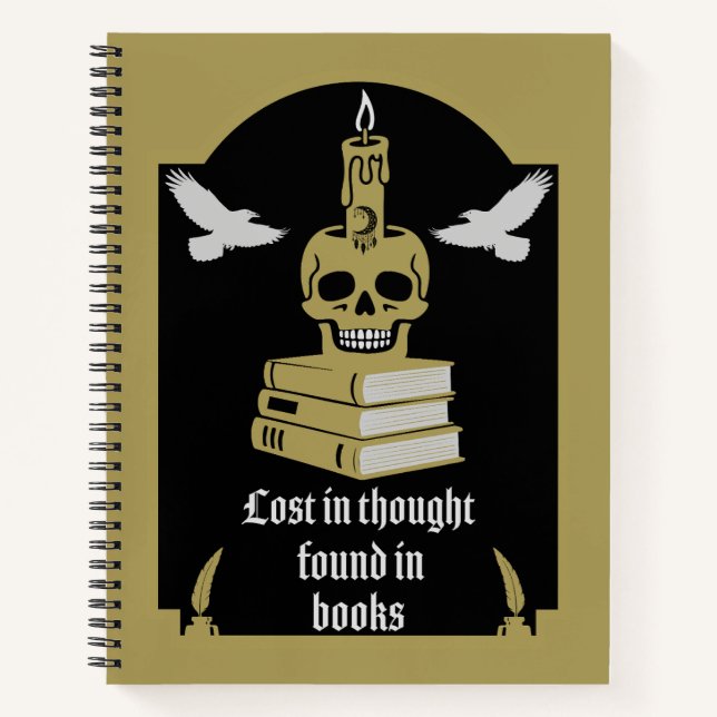 Carnet Dark Academia Aesthetic (Devant)