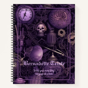 Carnet Dark Academia Goth Nom esthétique Sentiment