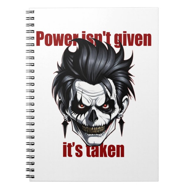 Carnet Dark Dominance (Devant)