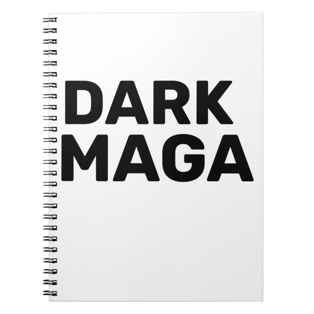 Carnet Dark Maga Funny Halloween Trump 2024 (Devant)