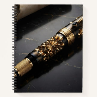 Carnet d'art à plume luxueux