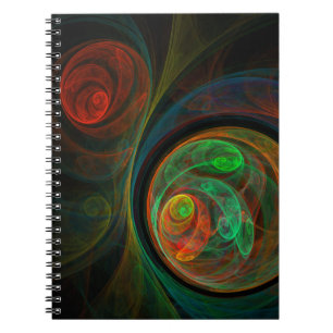 Carnet d'art Abstrait vert de renaissance