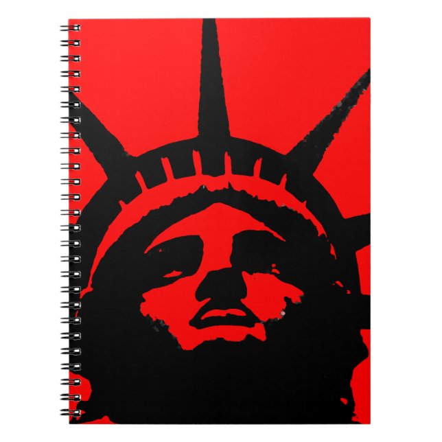 Carnet d'art Black Red Pop de Liberty (Devant)