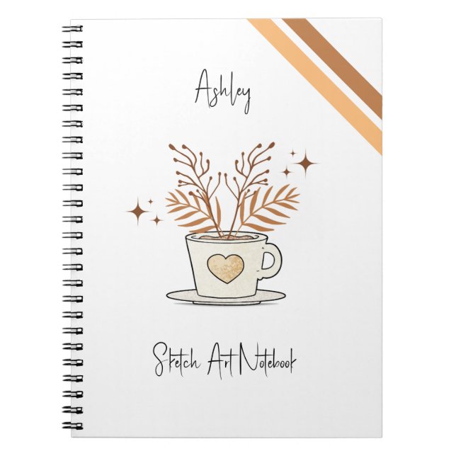 Carnet d'art Cute Coffee Sketch (Devant)