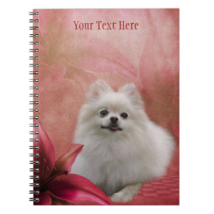 Carnet d'art de Chien d'Imaginaire de Poméranie bl