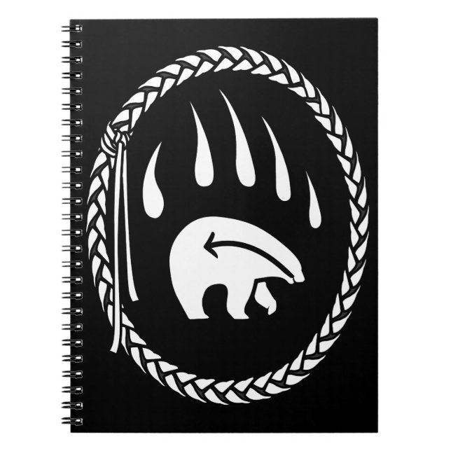 Carnet d'art de l'ours autochtone du Carnet tribal (Devant)
