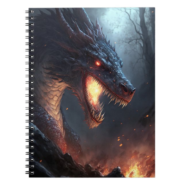 Carnet d'art Imaginaire Fire Dragon (Devant)