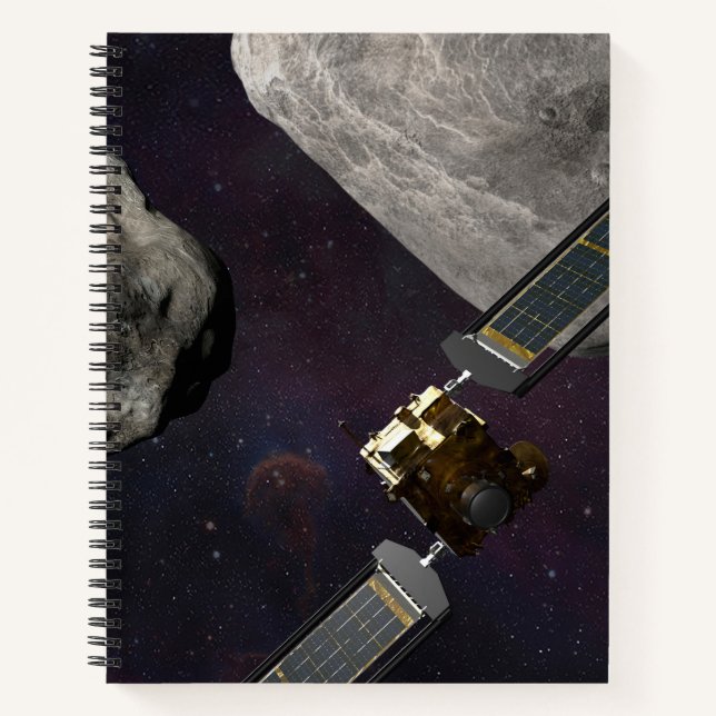 Carnet Dart Spacecraft Et Le Liciacube Avant Impact (Devant)