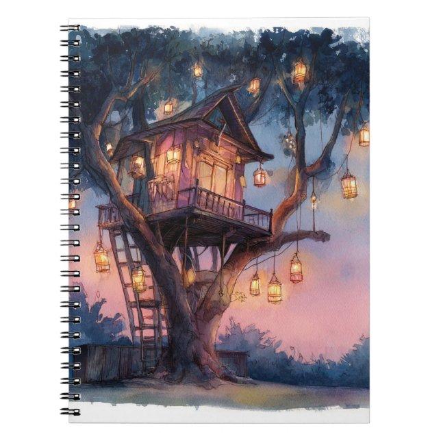Carnet d'art Twilight Trehouse (Devant)