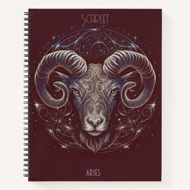 Carnet d'astrologie pour Aries (Devant)