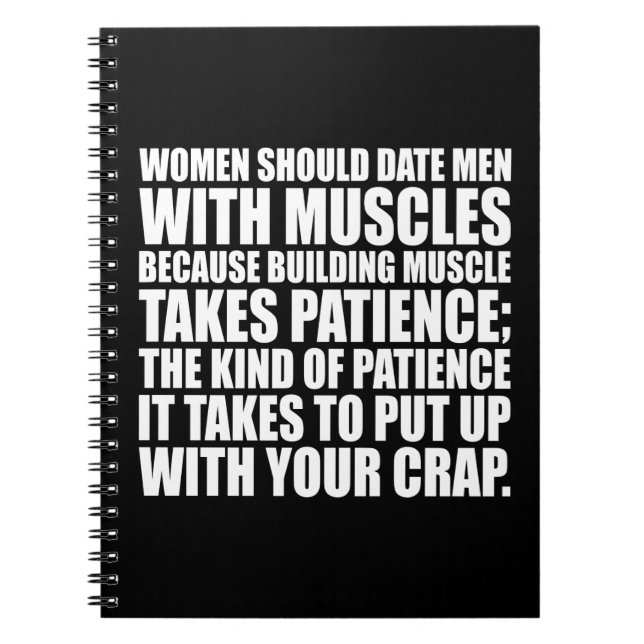 Carnet Date Men With Muscles - Funky Bodybuilding (Devant)