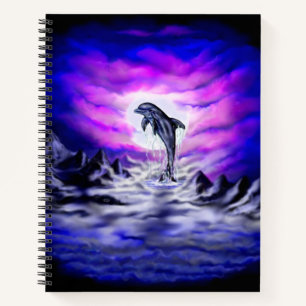 Carnet Dauphin clair de lune
