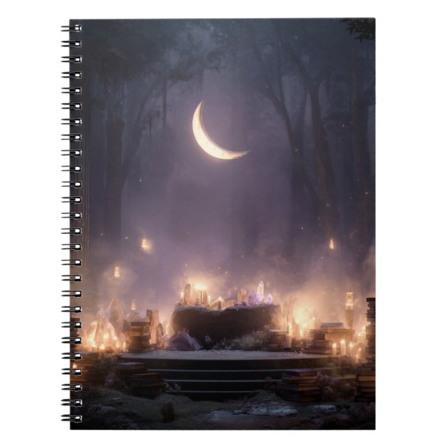 Carnet d'autel enchâssé dans la lune de croissant (Devant)