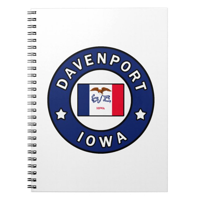 Carnet Davenport Iowa (Devant)