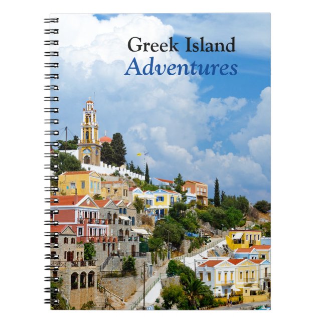 Carnet d'aventures de l'île grecque de Symi (Devant)