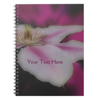 Carnet Dazzling Clematis Flower Nature