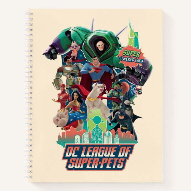 Carnet DC League of Super-Pets à la bataille pour Metropo (Devant)