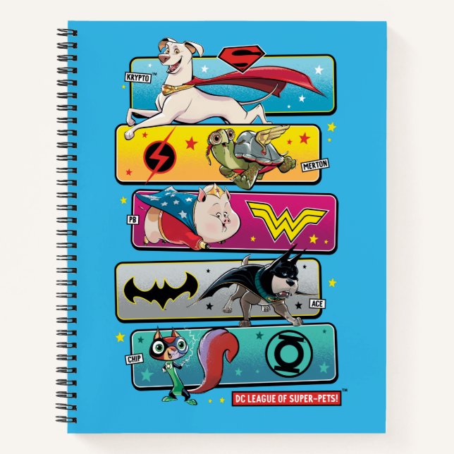 Carnet DC League of Super-Pets Panels (Devant)