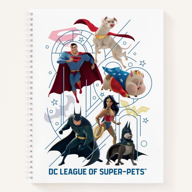 Carnet DC Trinity Heroes & Super-Pets (Devant)