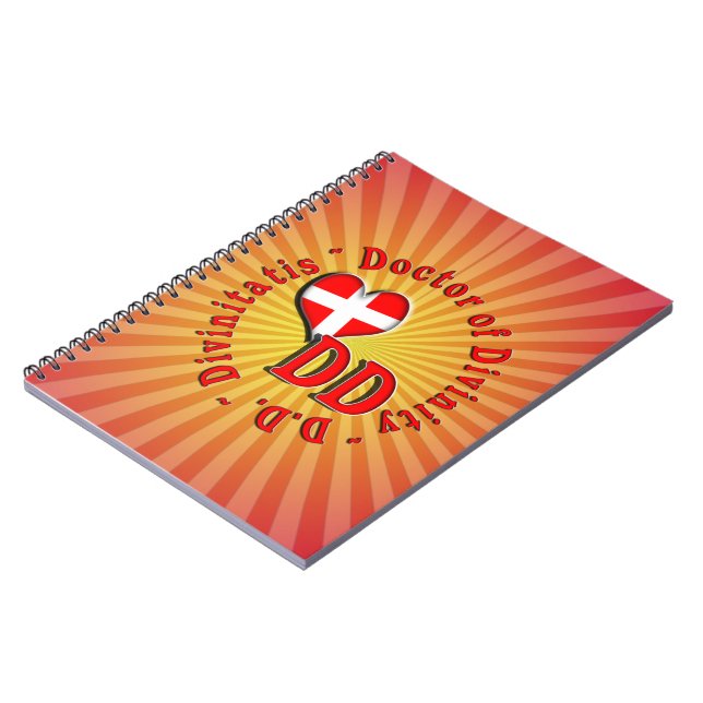 CARNET DD ACRONYME CIRCULAIRE LOGO MÉDECIN DE DIVINITÉ (Côté gauche)