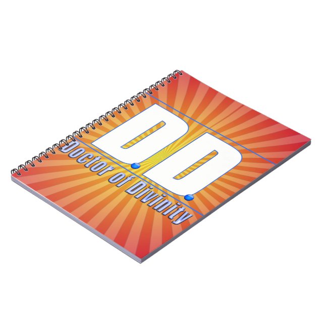 Carnet DD Docteur en divinité Acronyme LOGO (Côté gauche)