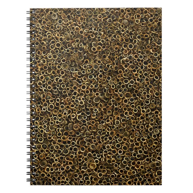 Carnet de anneaux en bois (Devant)