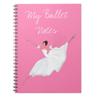CARNET DE BALLET, BEAU CARNET ROSE DE DANSEURS