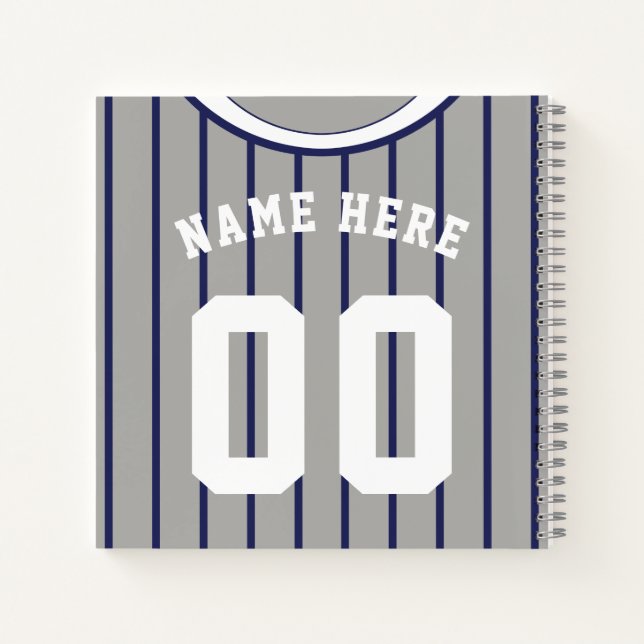Carnet de baseball Softball Jersey (Dos)