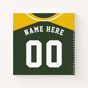 Carnet de baseball Softball Jersey