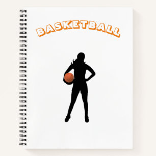 Carnet de basket-ball avec nom et Jersey #