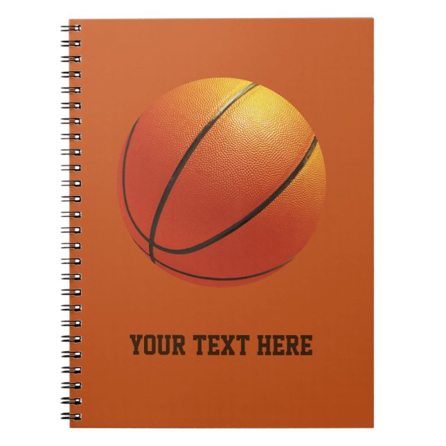 Carnet de basket-ball personnalisé (Devant)