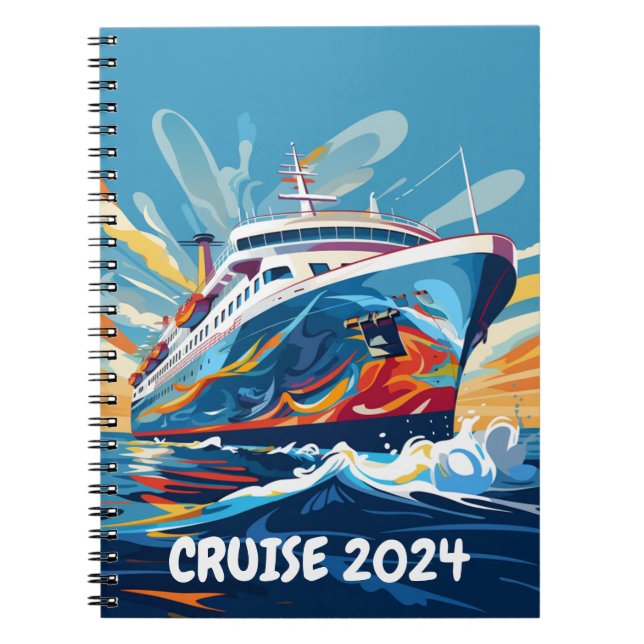 Carnet de bateau de croisière personnalisé (Devant)