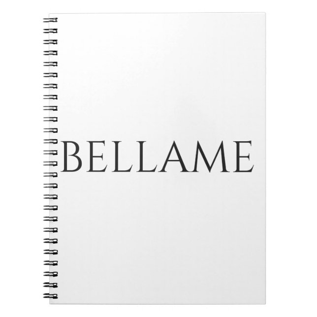 Carnet de Bellame (Devant)