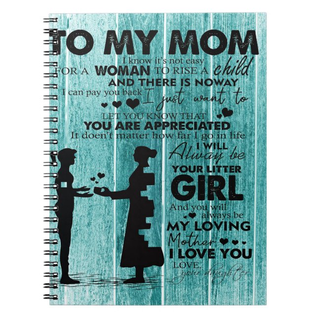 Carnet De Belles Citations À Ma Mère | Cadeau pour mère (Devant)