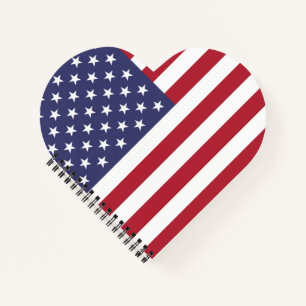 Carnet de bord américain de drapeau américain