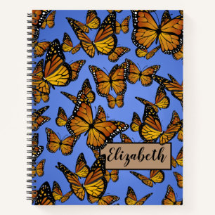 Carnet de bord de la spirale papillon Monarque