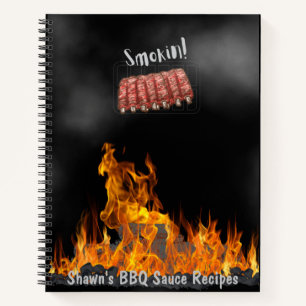 Carnet de bord personnalisé Smokin BBQ