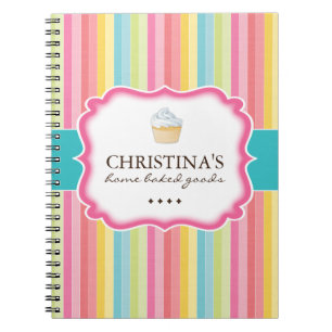 Carnet de boulangerie d'amusement
