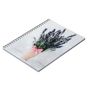 Carnet de bouquet de couleur d'aquarelle Lavender